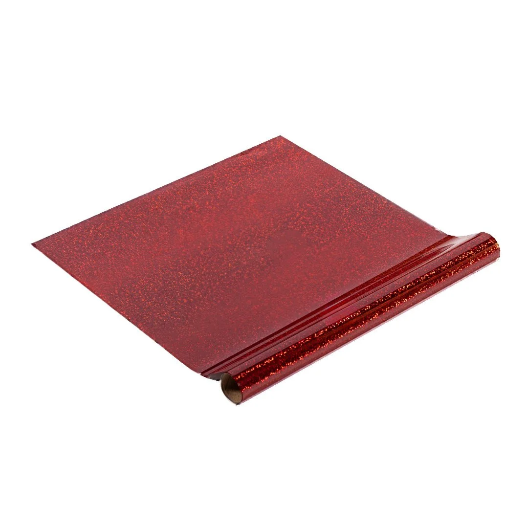 Foil tóner rojo glitter