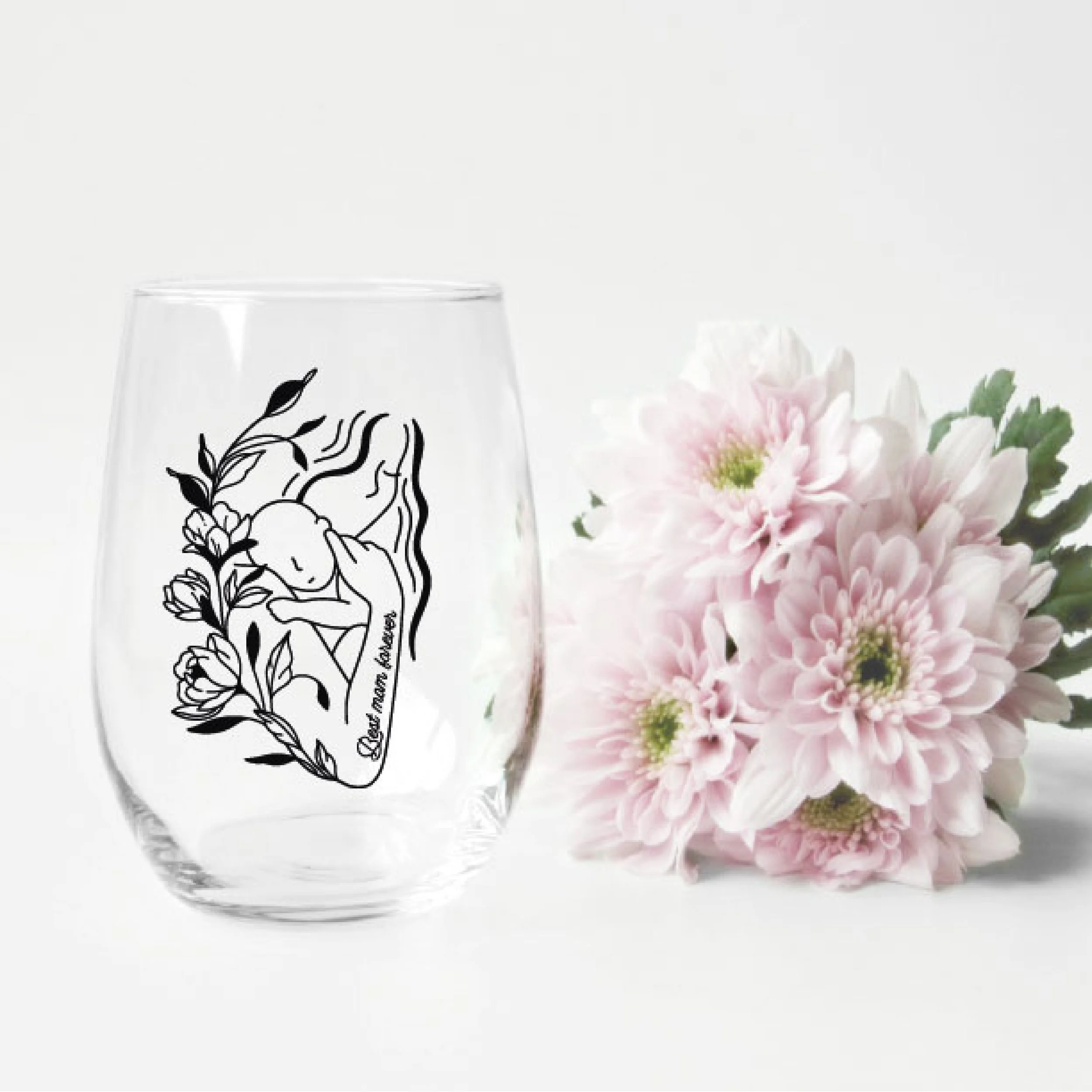 Vaso para vino Best Mom Forever