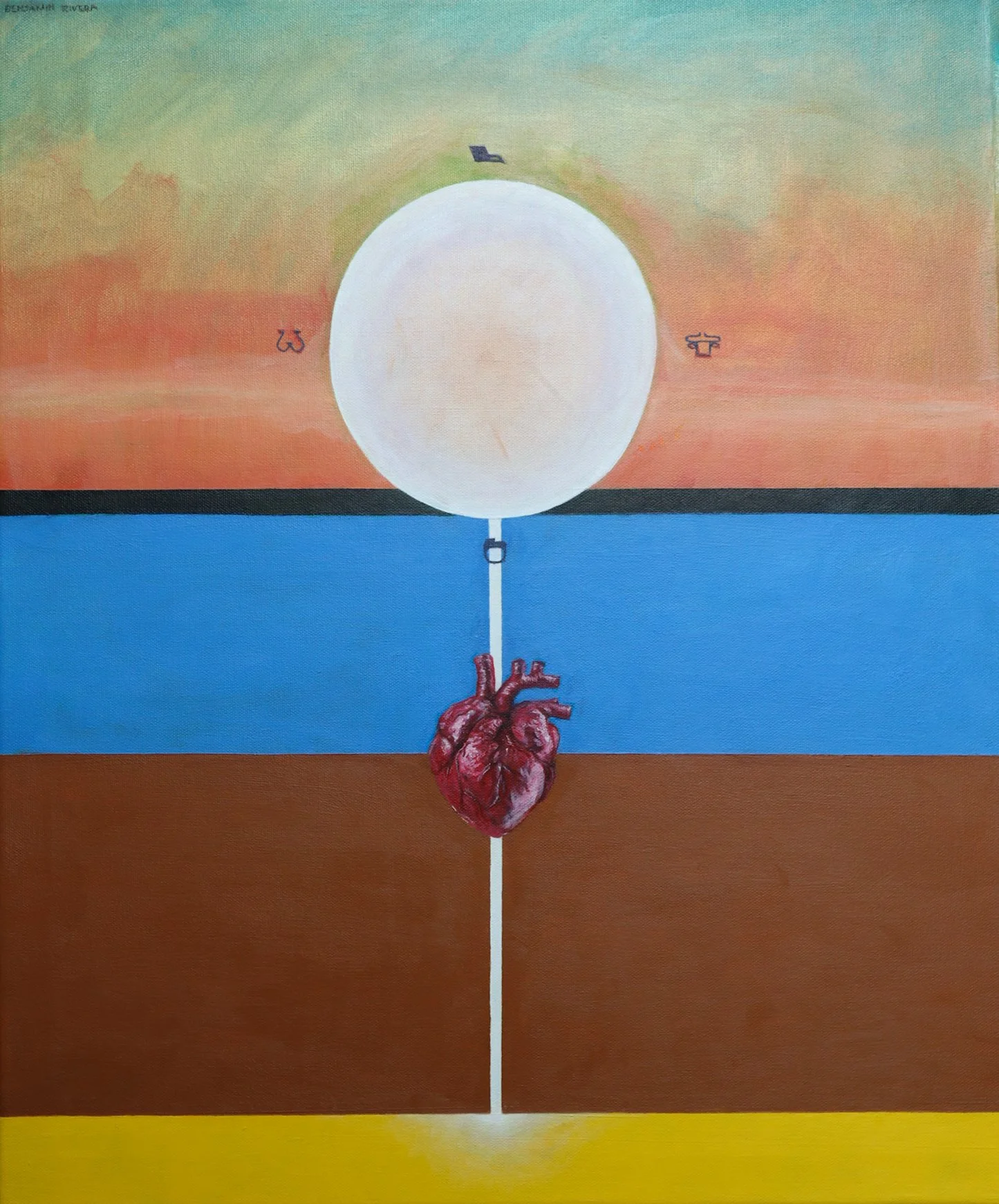 Ecstasy of Thought
Acrylic on canvas
2025