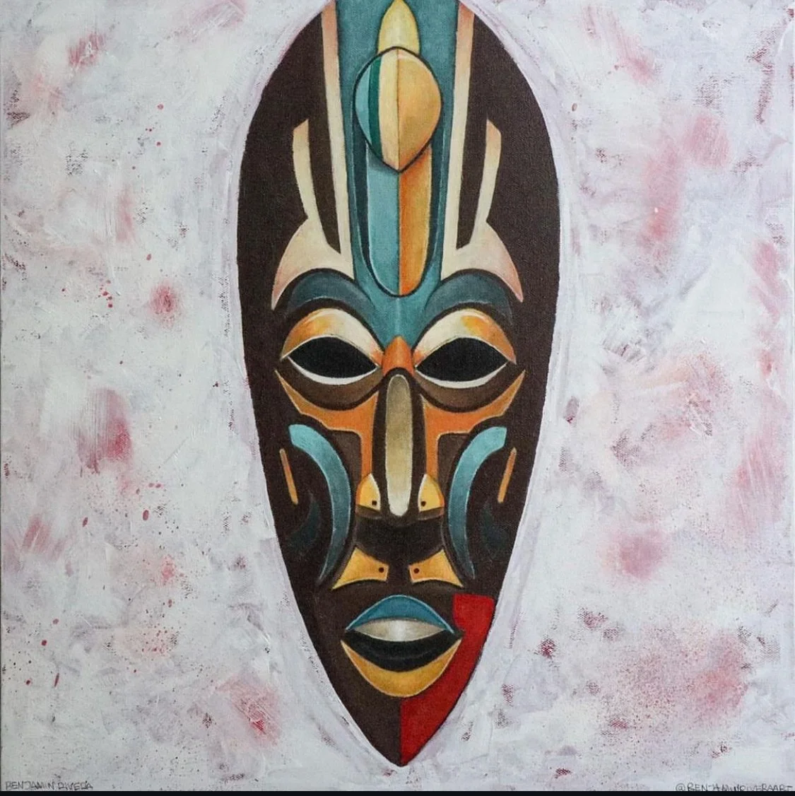 Study of Mask
Acrylic on canvas
2024