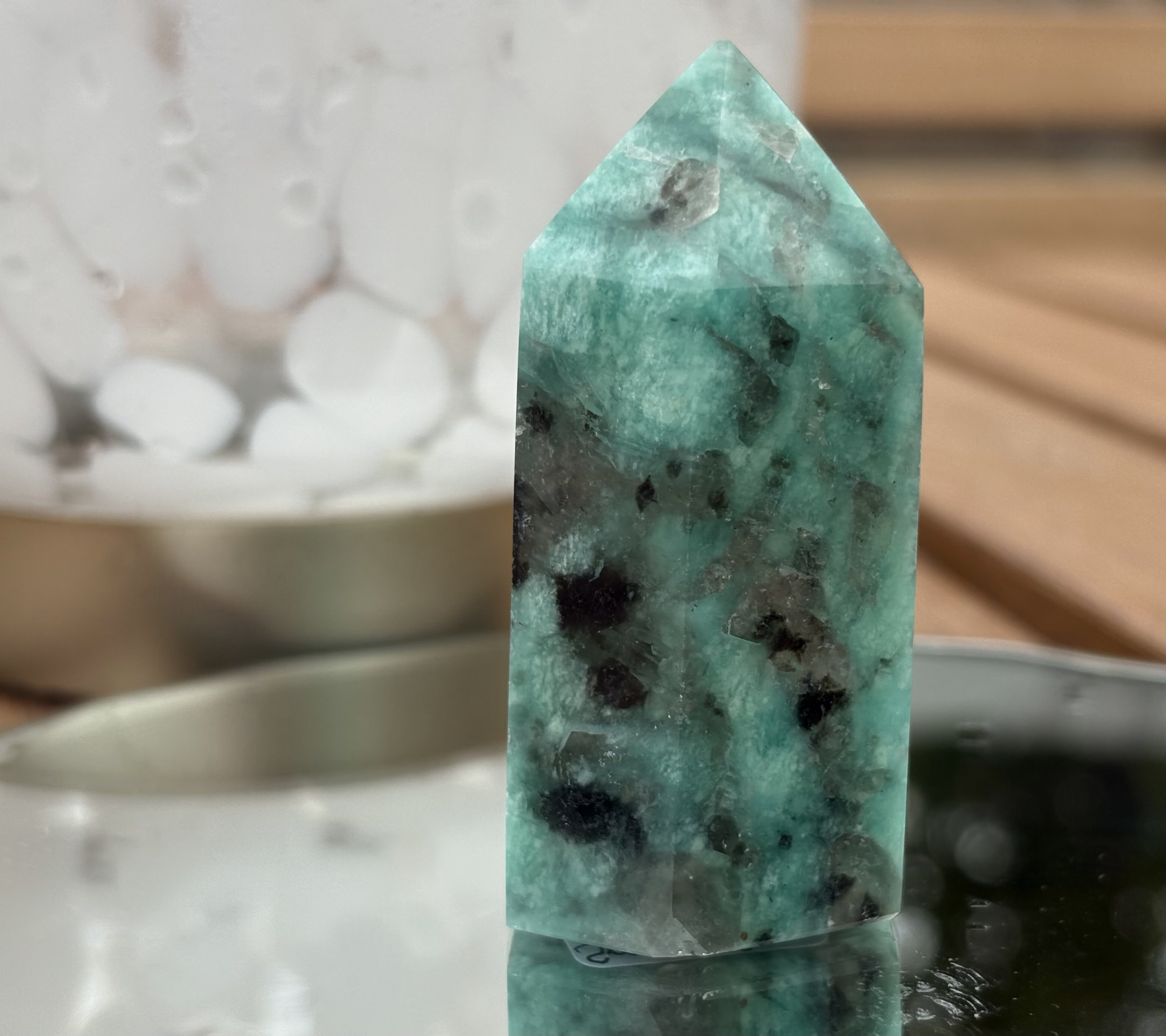 Smoky Quartz x Amazonite
