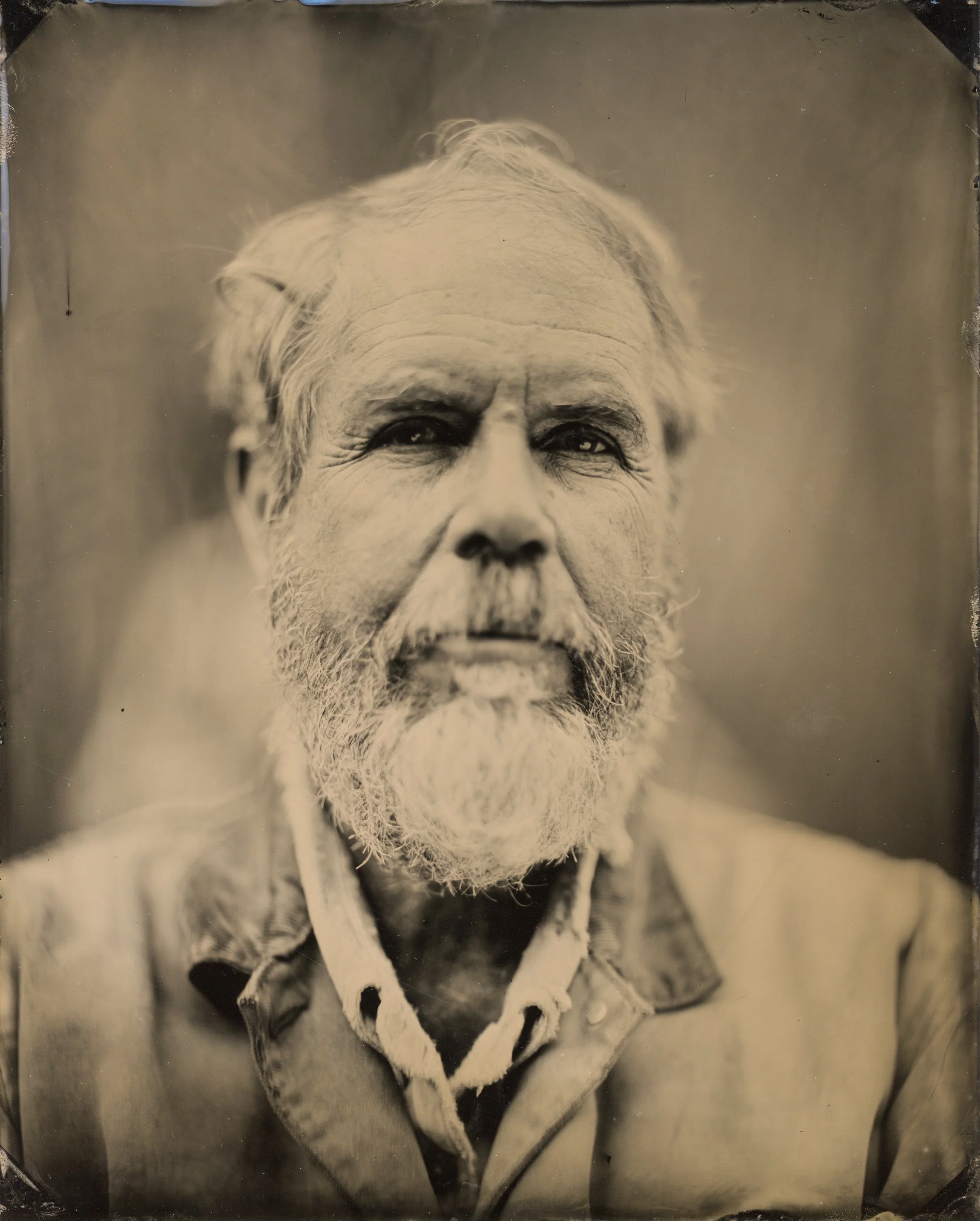 8 x 10 in. wet collodion aluminotype, 2021