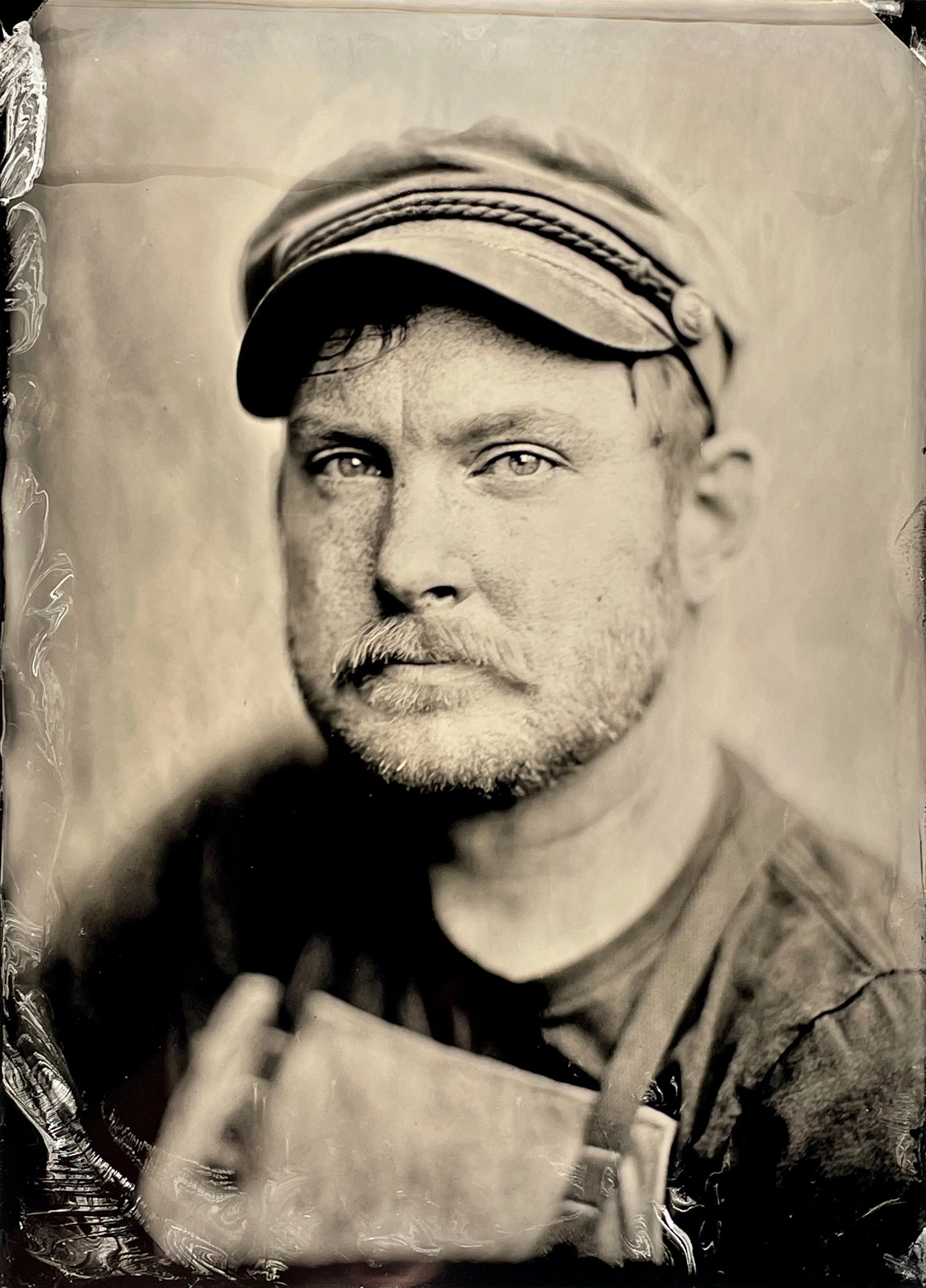 Whole plate (6.5 x 8.5 in.) wet collodion aluminotype, 2022