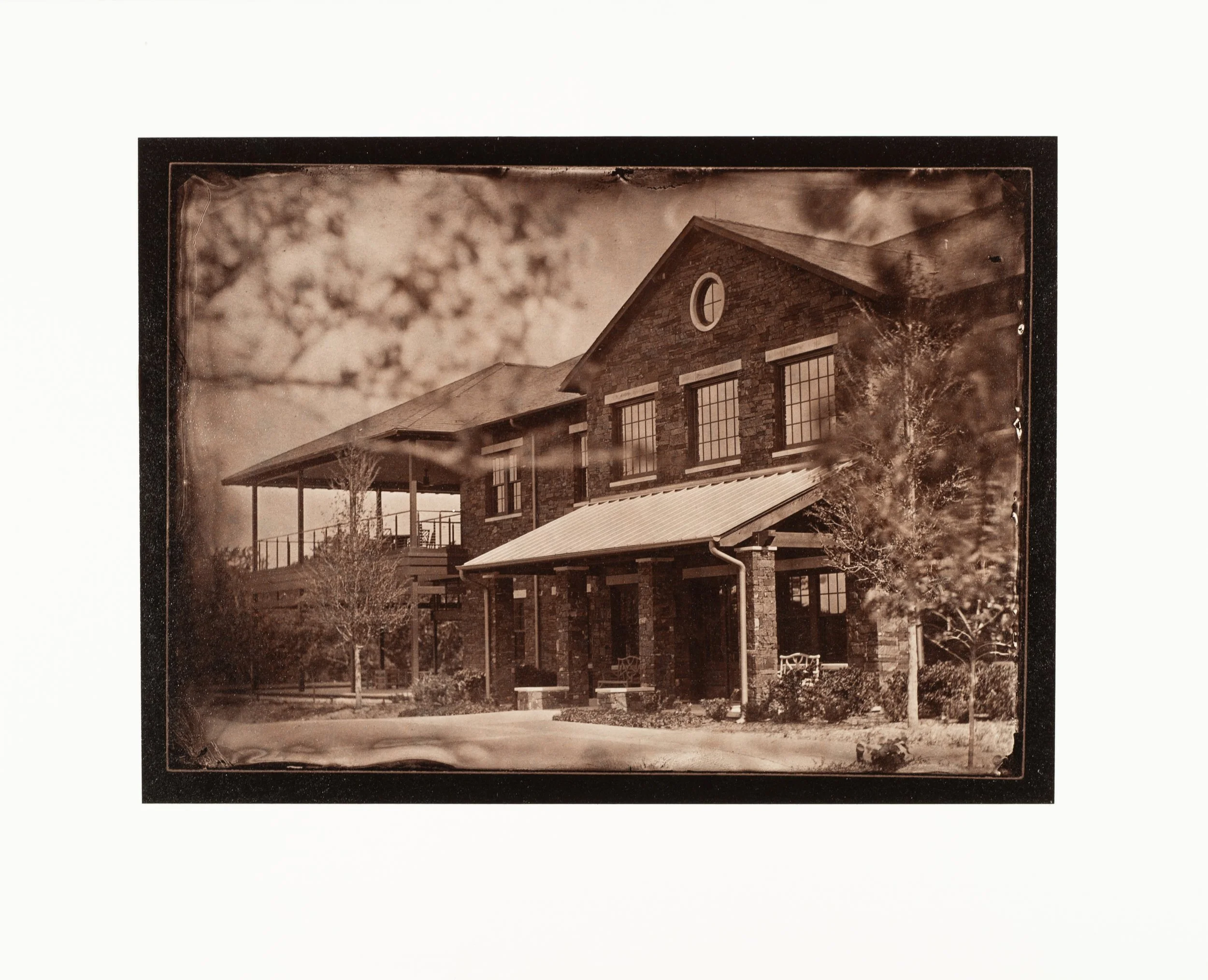 5.375 x 7.5 in. albumen print from 5 x 7 in. wet collodion glass negative mounted to 8 x 10 in. board, 2024