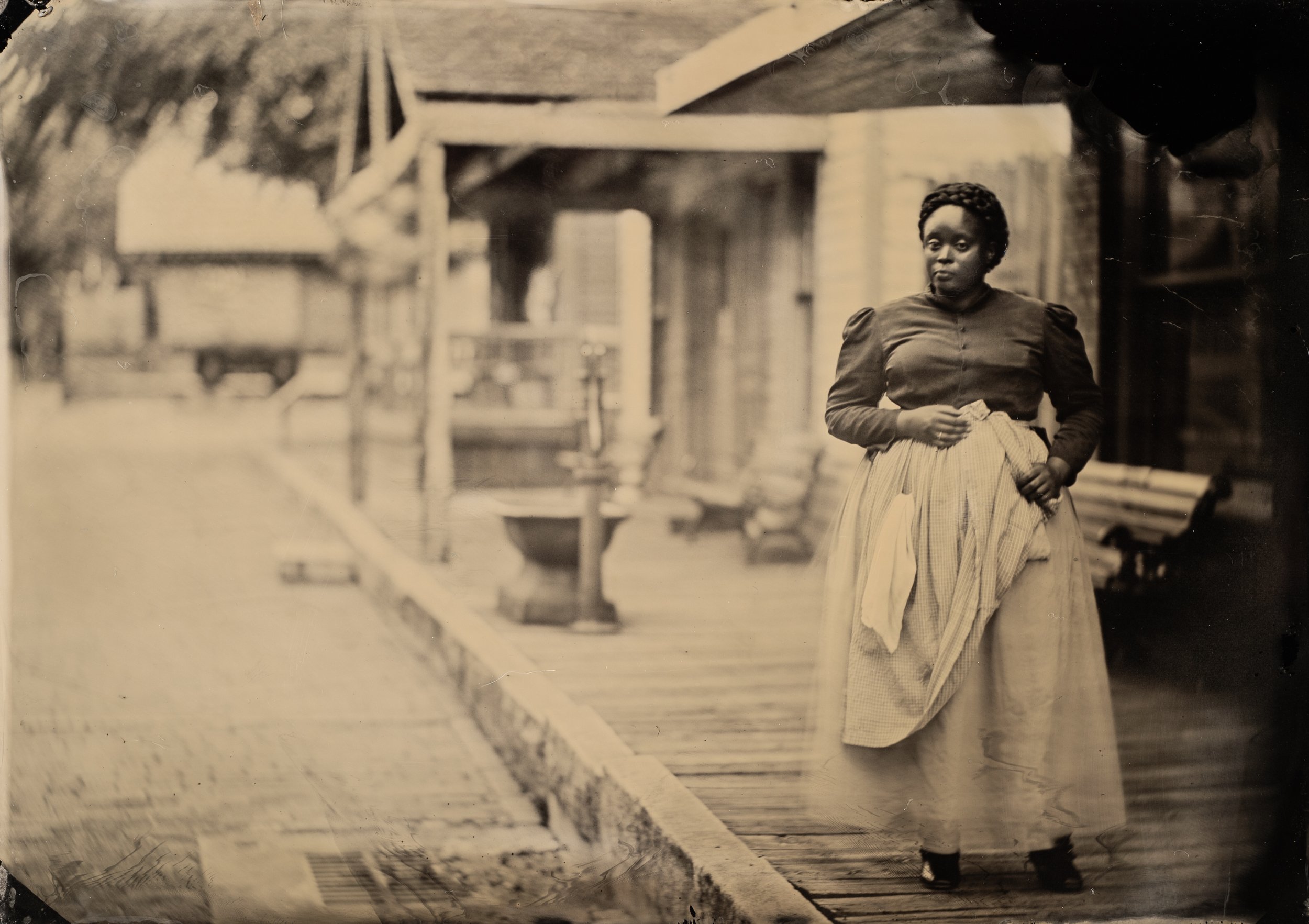 5 x 7 in. wet collodion aluminotype, 2020
