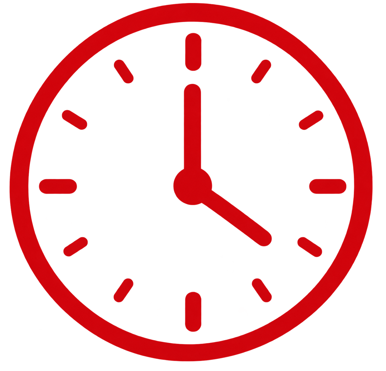 Red clock