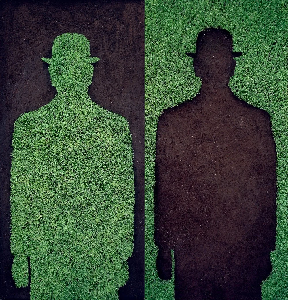 Diptych After Magritte, 2007
Digital Prints Mounted on Diasec
86” x 84”

Díptico Apartir de Magritte, 2007
Impresión Digital Montada en Acrílico por Emulsión (Diasec)
219 x 214 cm