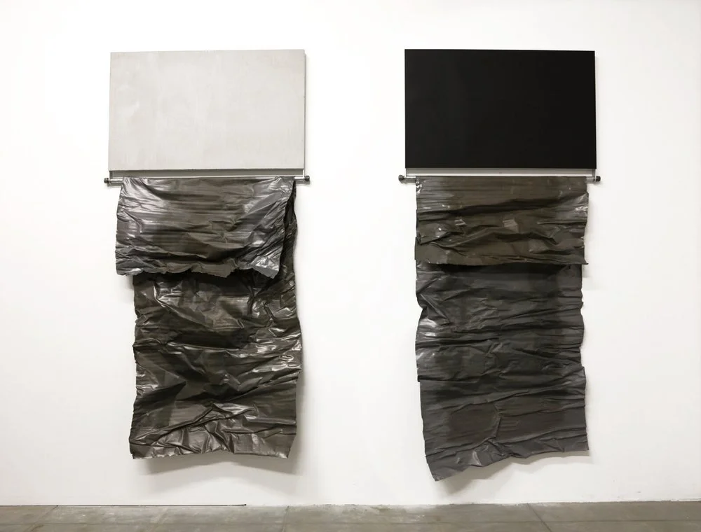 Reverse Drag Queen” (Cemento), 2020
80s Painting Buried under Concrete, Steel and Lead  
138” x 48” 

Reverse Drag Queen (Cemento), 2020 
Pintura de los 80´s  Bajo Cemento y Plomo
350 cm x 122cm