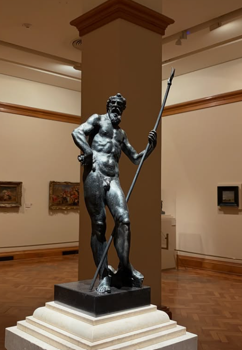 NEPTUNO. (Poseidón)
Anónimo
Escuela Italiana
Nessus y Dejanira, segunda mitad s. XVII bronce - 41 x 20 x 30 cm
inventario 8637
donación Hirsch, 1983
Dios del Mar, presente en el museo de bellas artes de Buenos Aires, Argetina ❤️