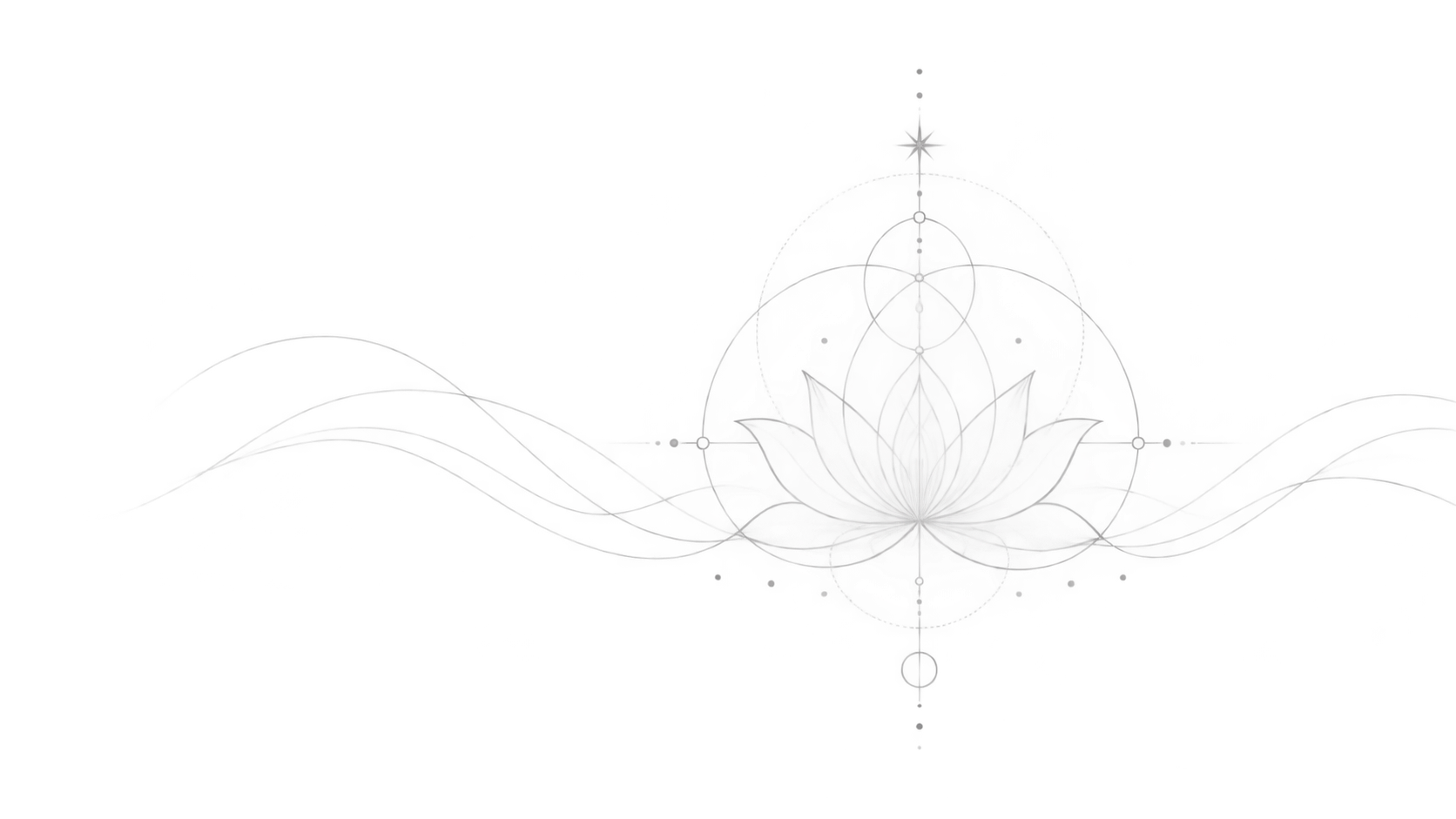 A symmetrical, intricate black and white abstract design resembling a chandelier or ornate ornament with curved lines and geometric details.