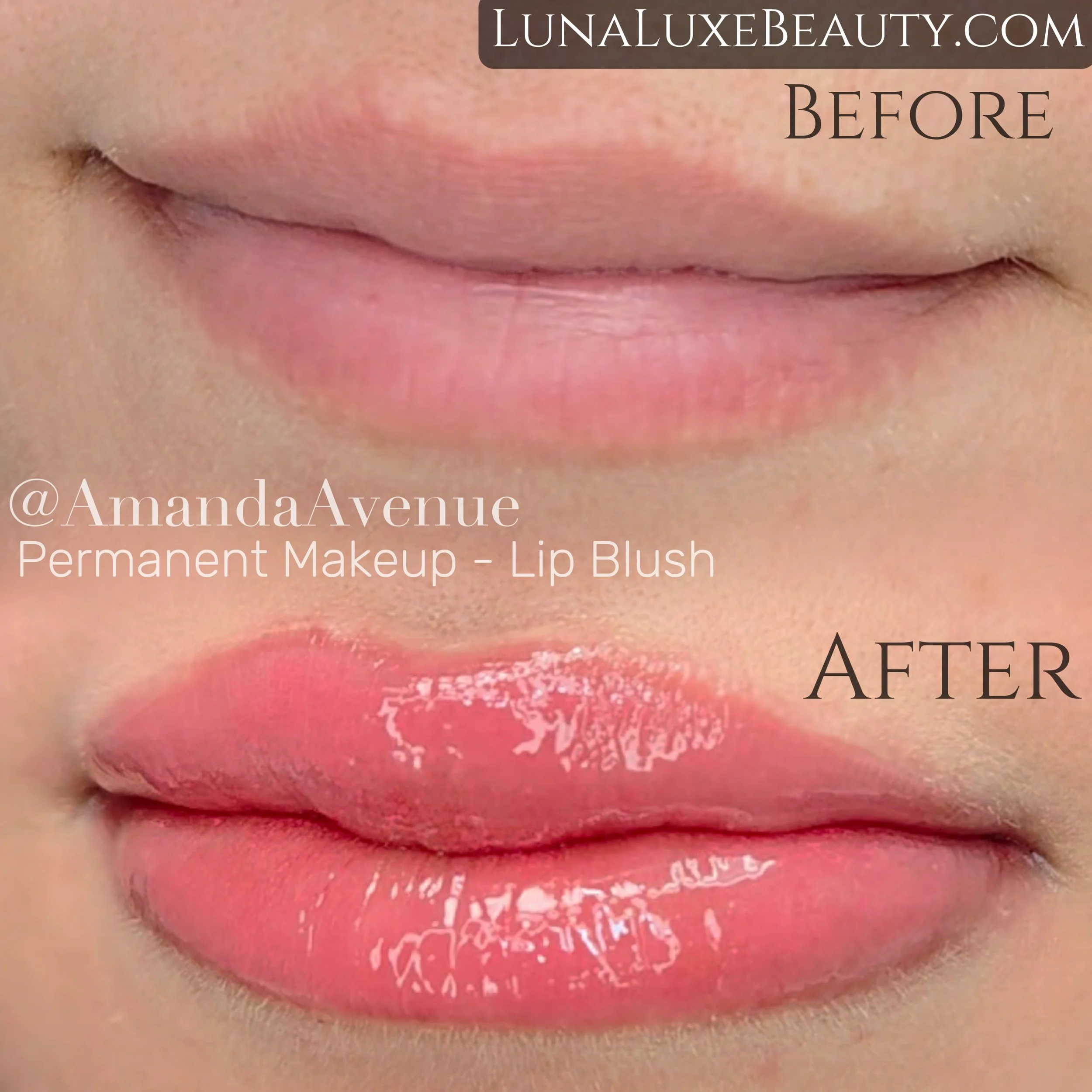 This is Lip blush tattoo ink from Amanda Avenue