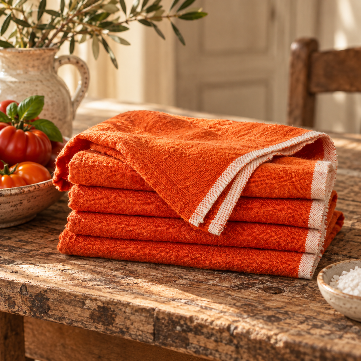 Orange Linens