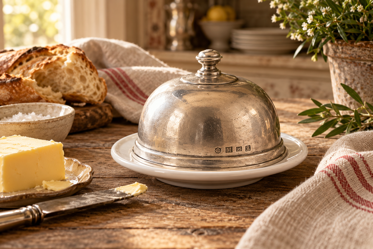 Pewter Butter Dish - MATCH