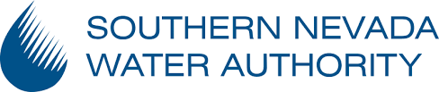 Southern Nevada Water Authority logo with a stylized water droplet.