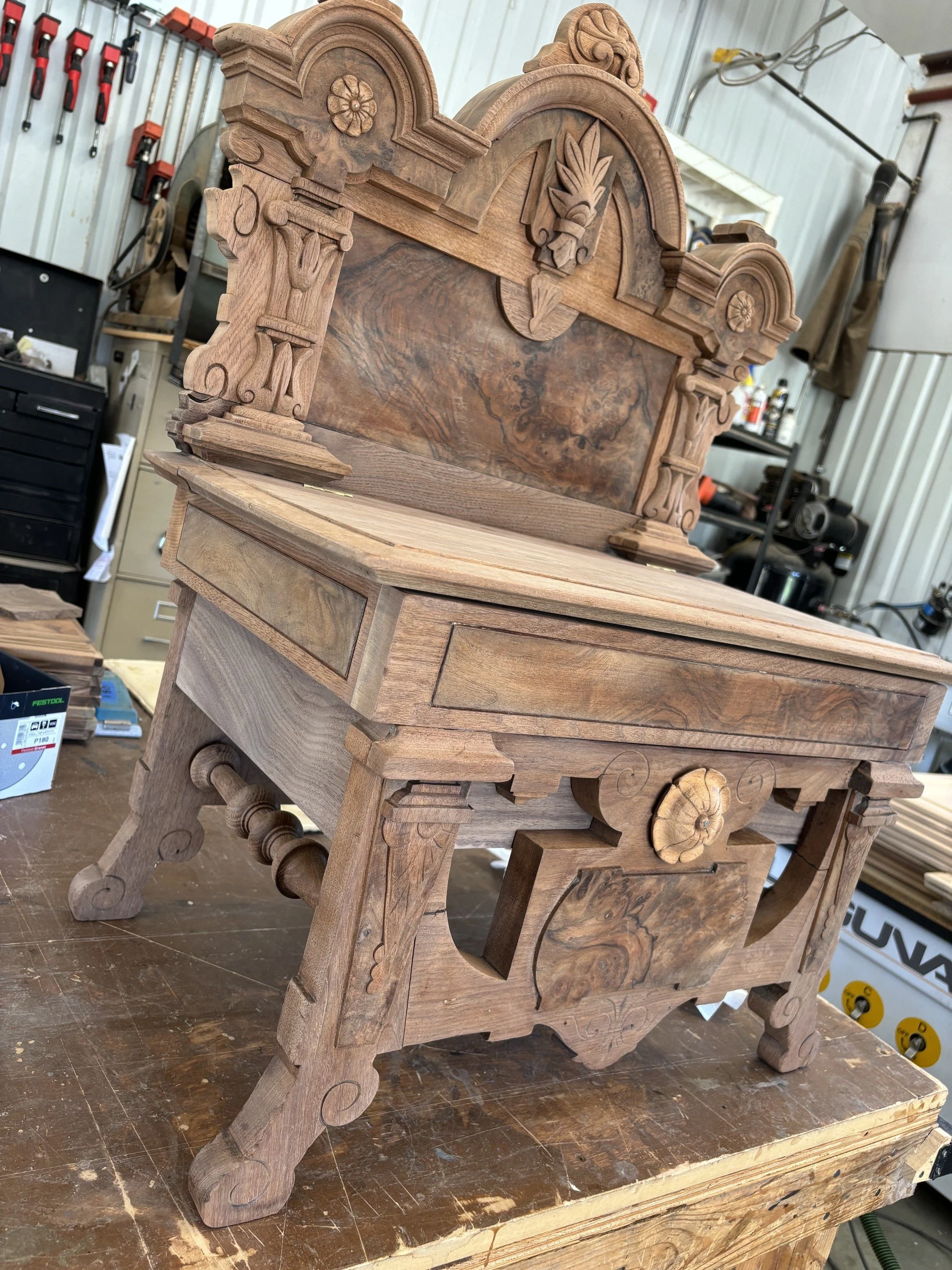 Original Chess Piece Bench 