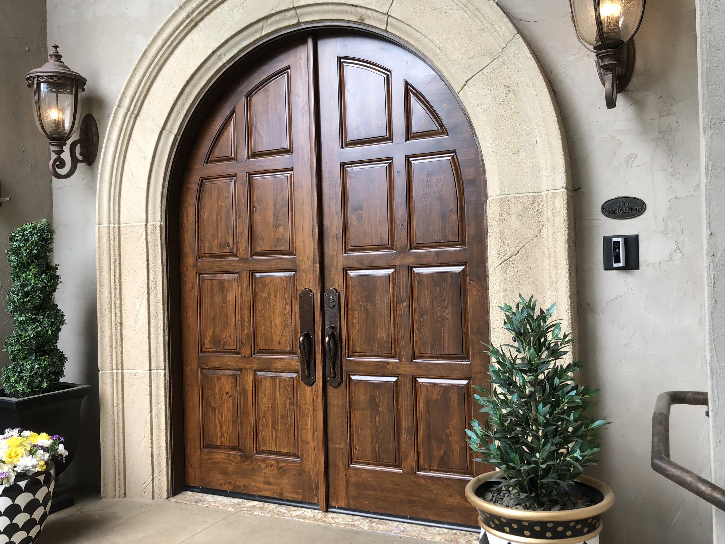 Cathedral Doors Refinished 