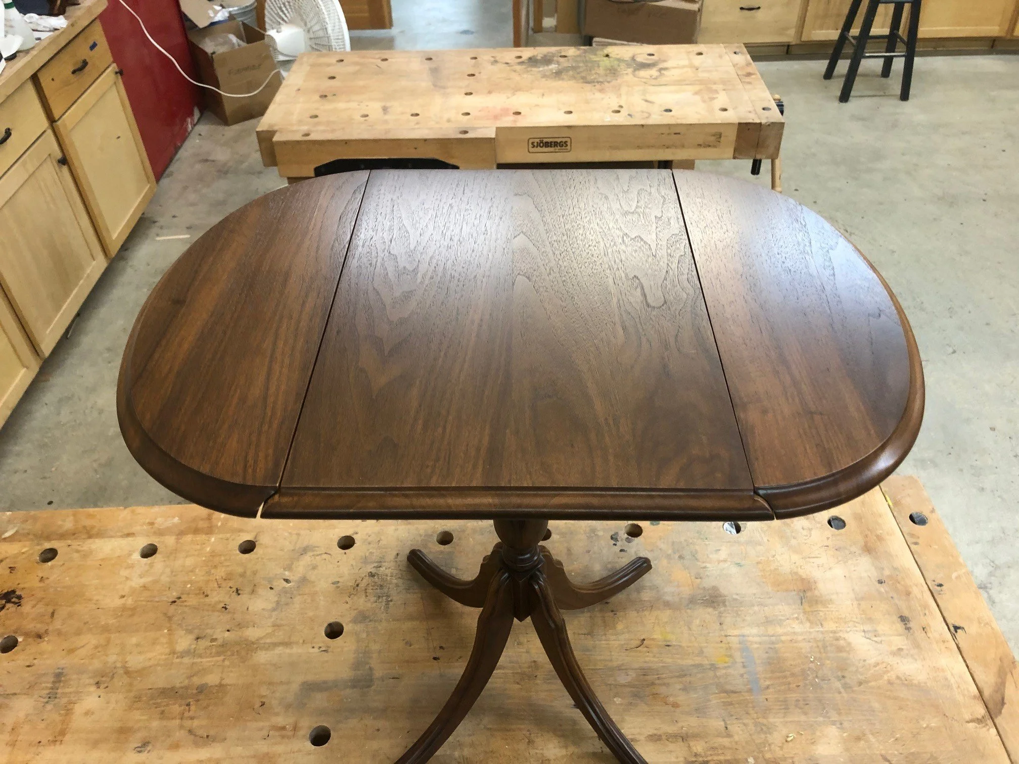 Oval Table Refinished