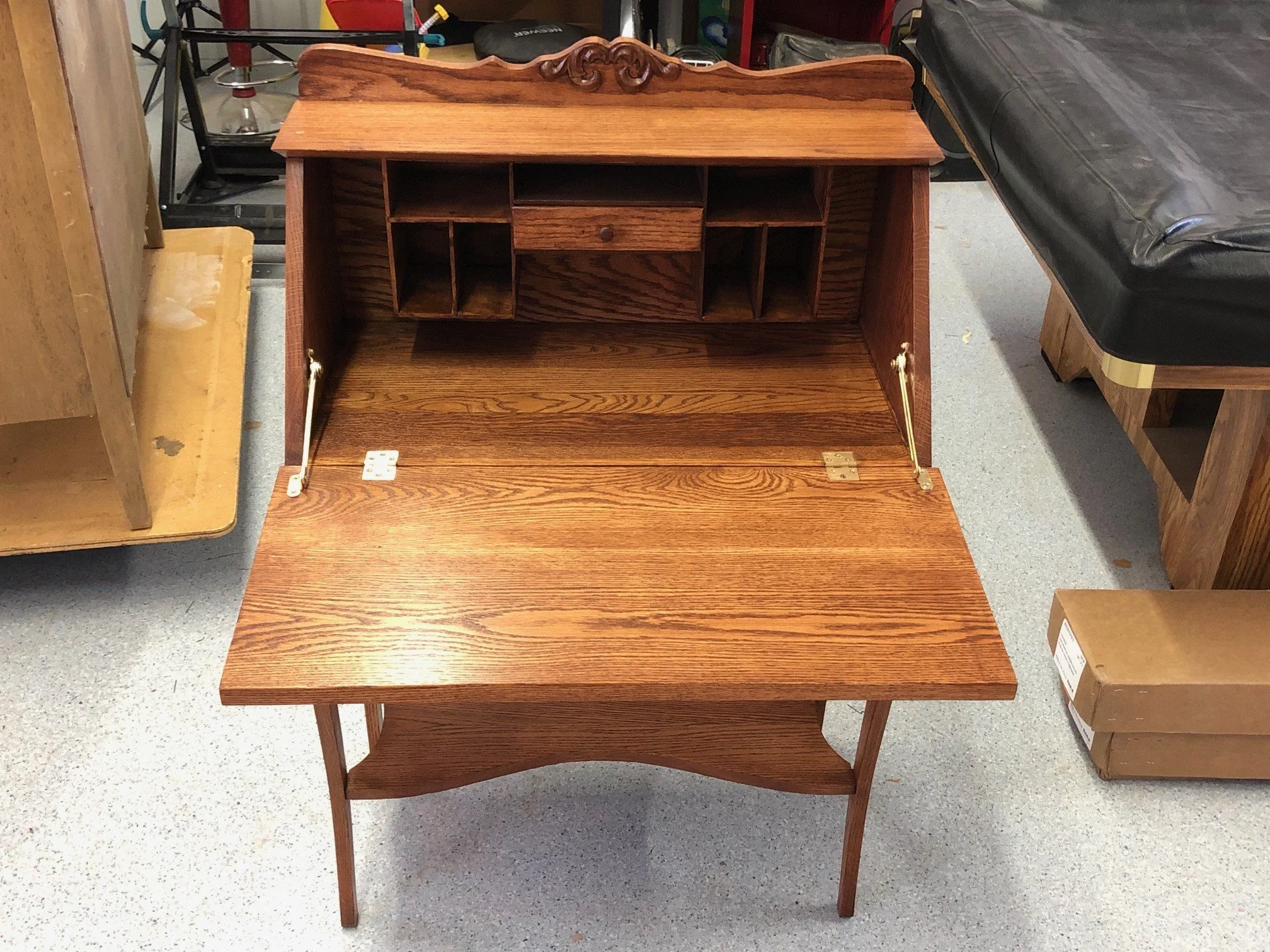 Desk Restored Inside