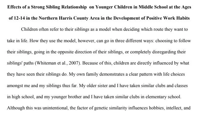Personal and Independent Literature Review overseen by the IRB (entire text not included)