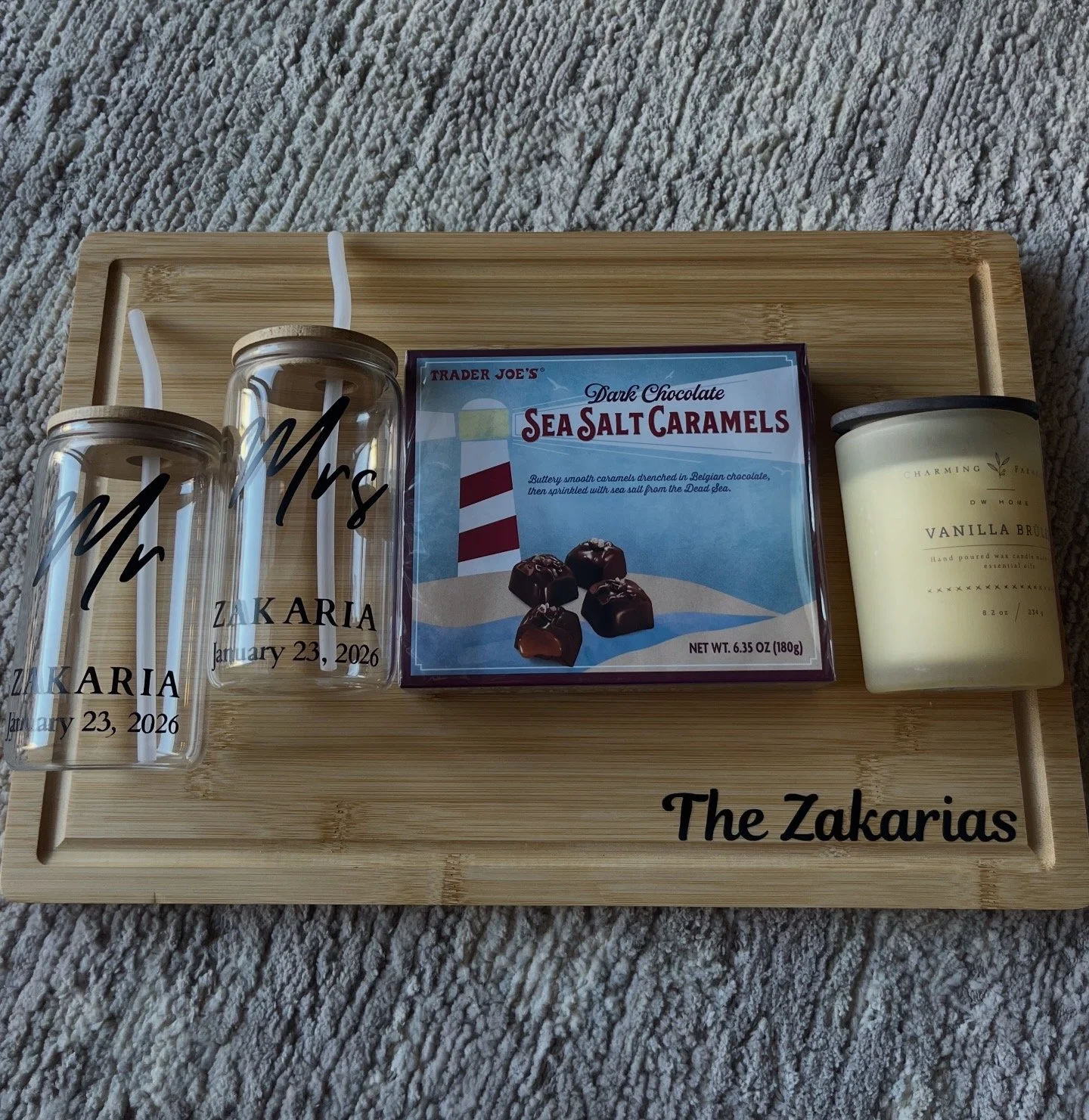 Housewarming gift sold and personalized by my decor company