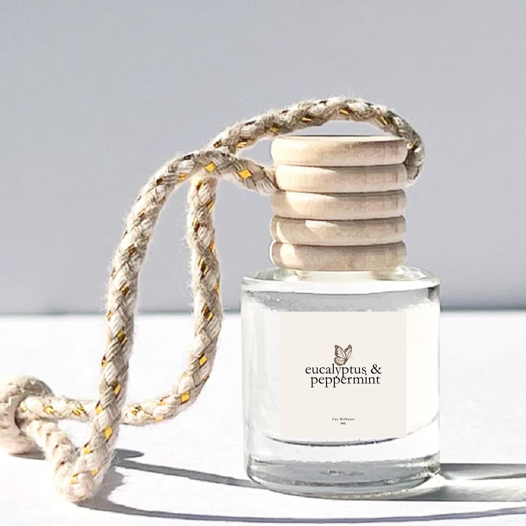 Melo Car Freshie | Hand-Poured Hanging Car Air Freshener | Long-Lasting Scented