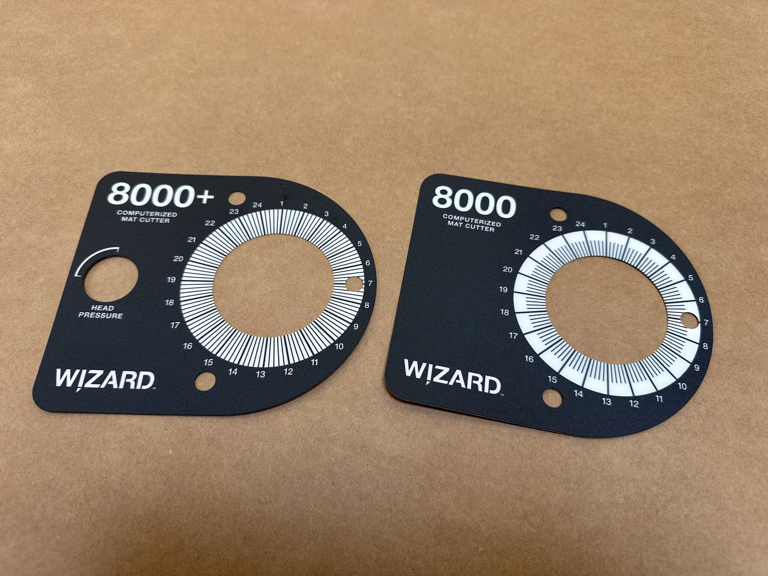 Wizard 8000+ and 8000 Head Decals.