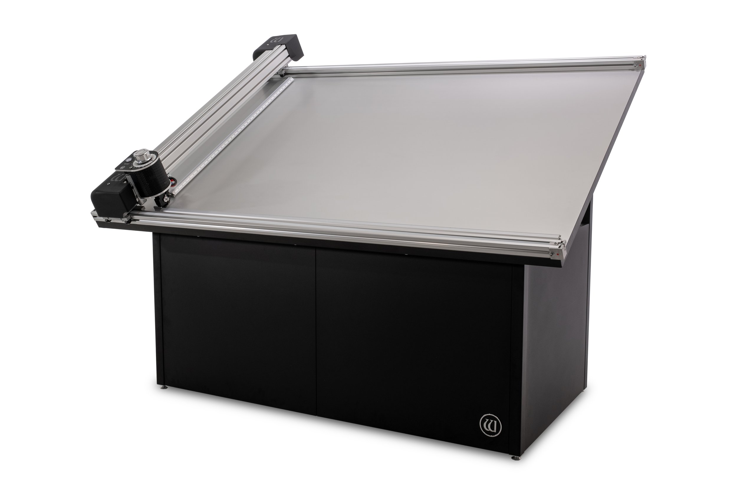 Wizard CMC 8000+ computerized mat cutter photographed on a white studio background.