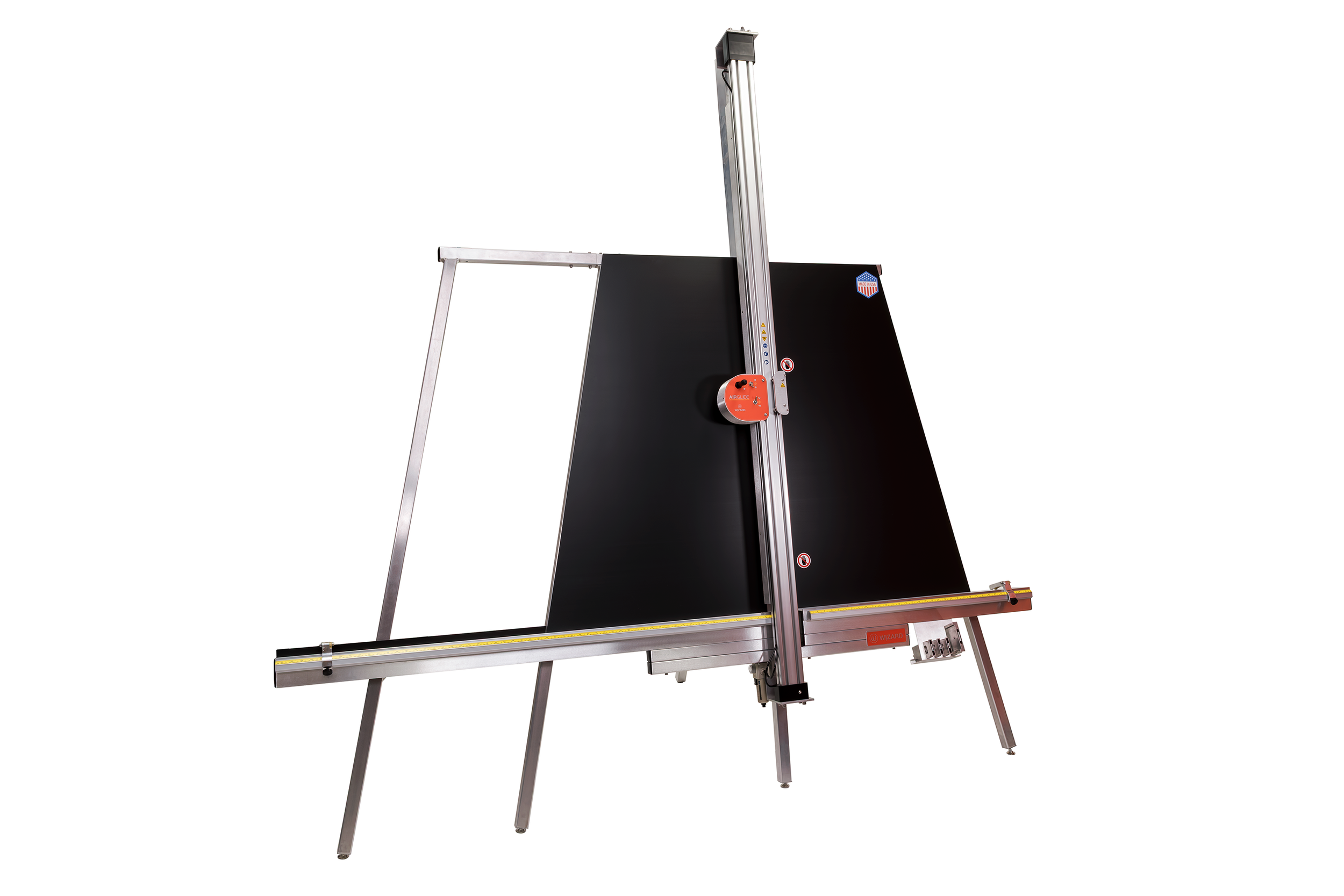 Wizard AirGlide air-powered material cutter shown against a white background.