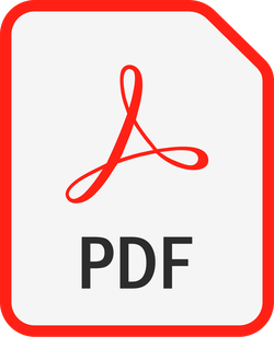 PDF document icon with a red stylized 'A' logo and the text 'PDF' underneath.