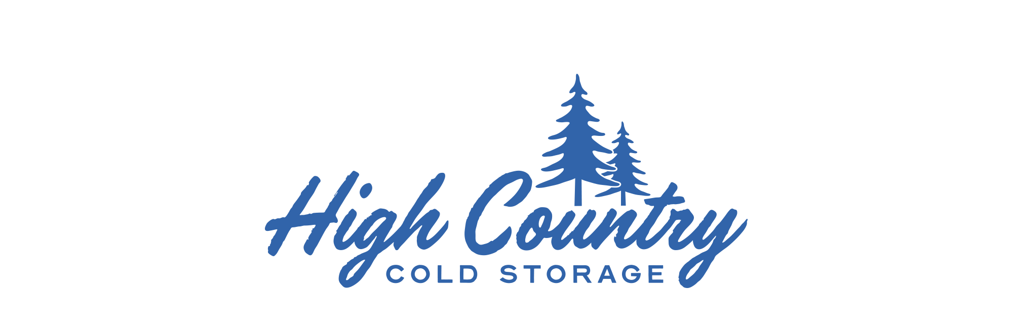 High Country Cold Storage Blue Logo
