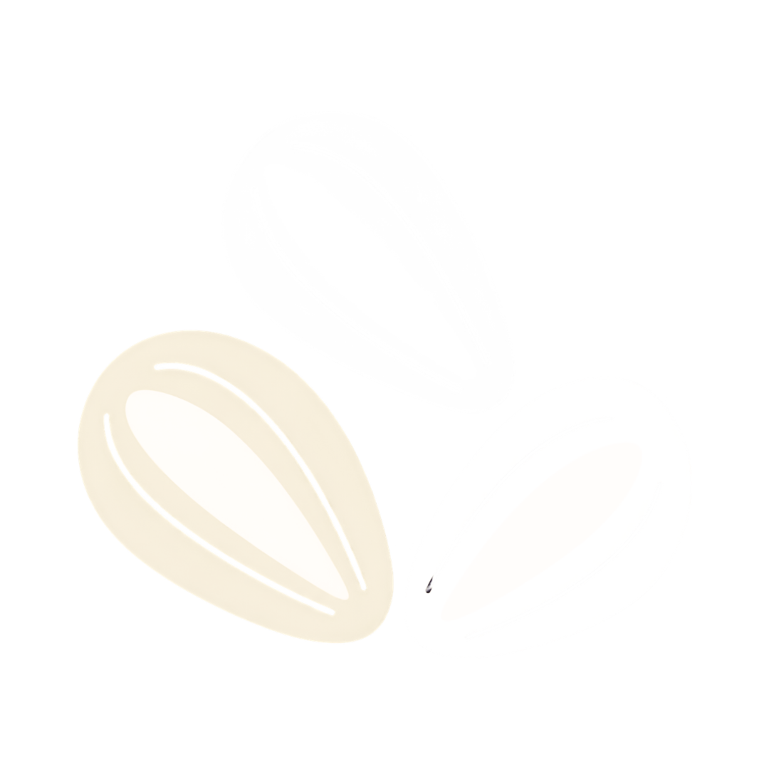 3 seeds grouped togeter illustration