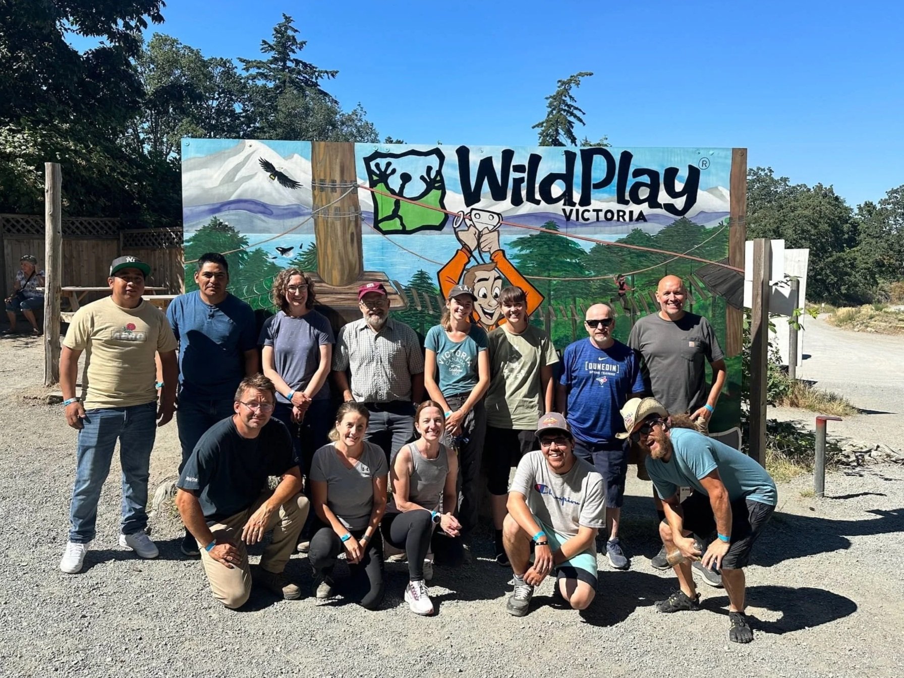 Arbutus Grove Nursery team at Wild Play Nanaimo