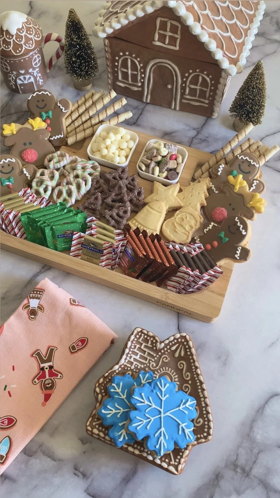 Winter Wonderland Christmas Dessert Board  