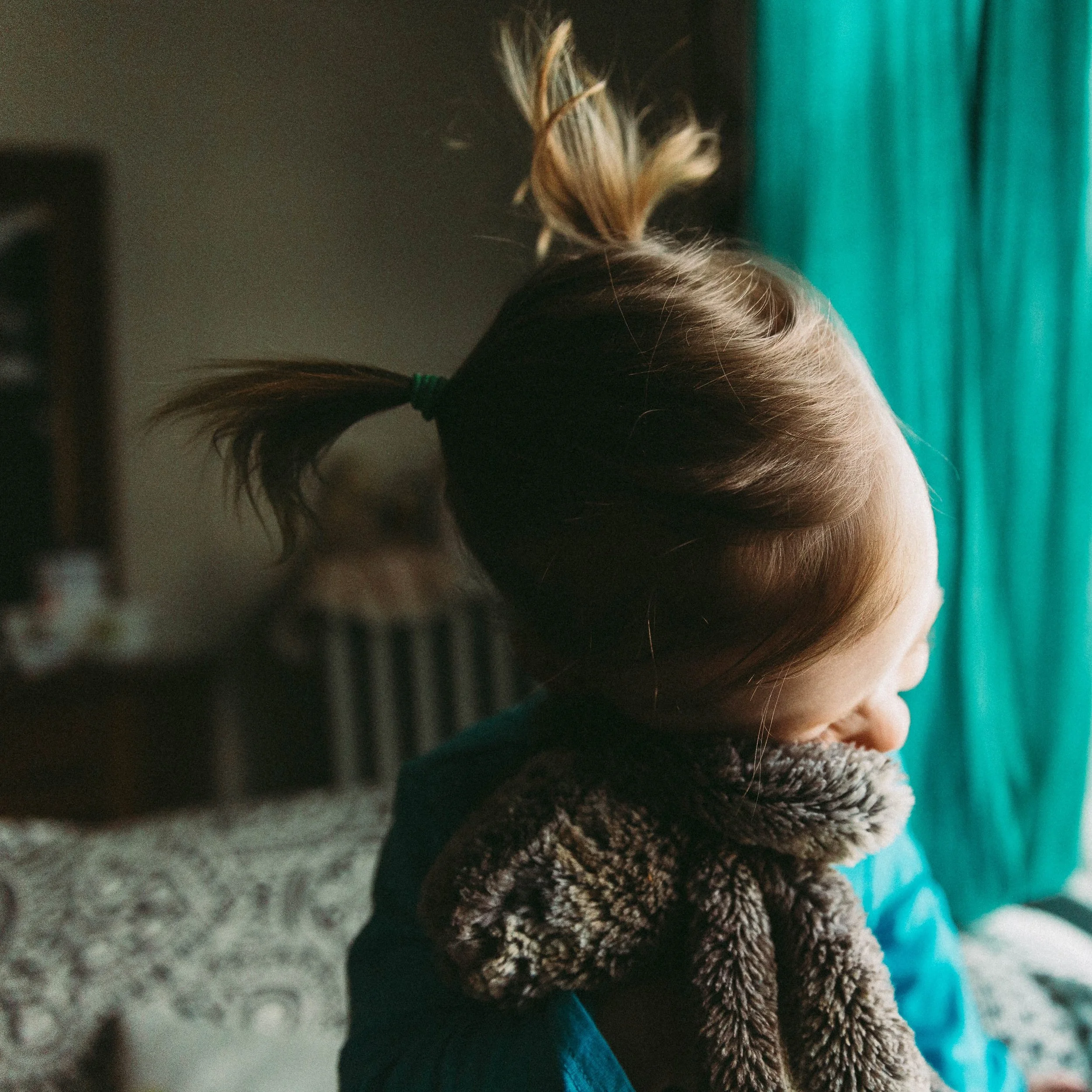 Those pigtails and her stuffy hugs kill me every time. 

If you would have told me 8 years ago that I&rsquo;d almost completely forget these little details of our every day, I&rsquo;d think you were crazy. But seeing this photo brought it all back; s