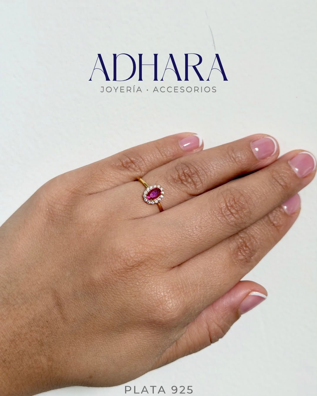 Anillo Halo Rojo