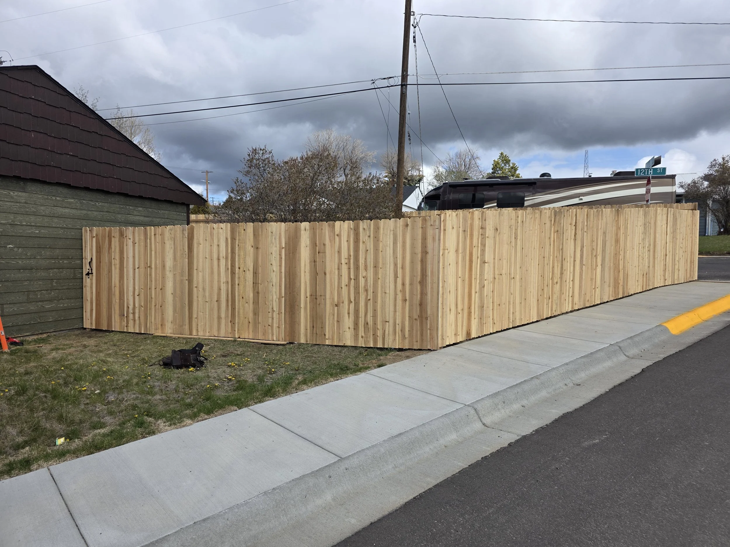 Cedar Fence — Walkerville