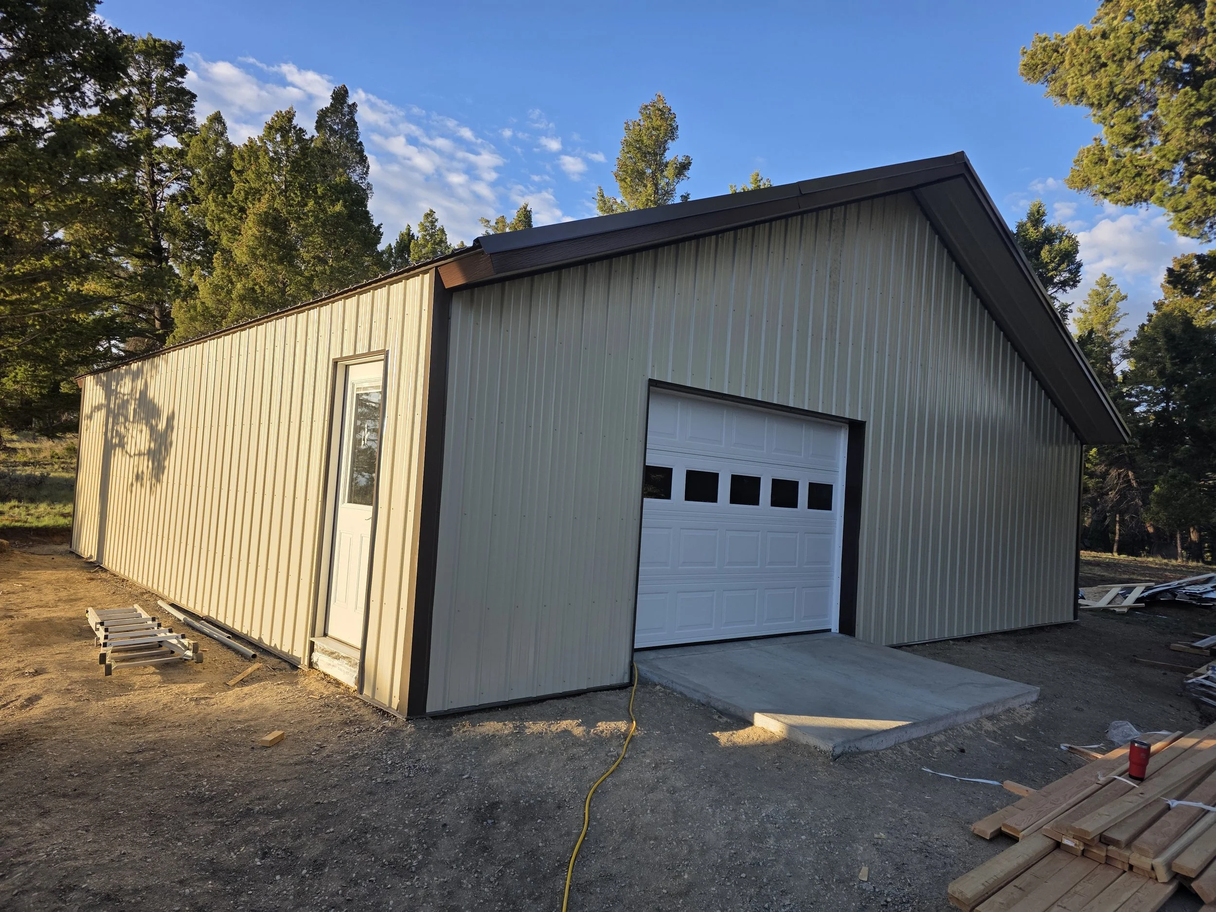 Pole Barn Woodworking Shop — Whitehall
