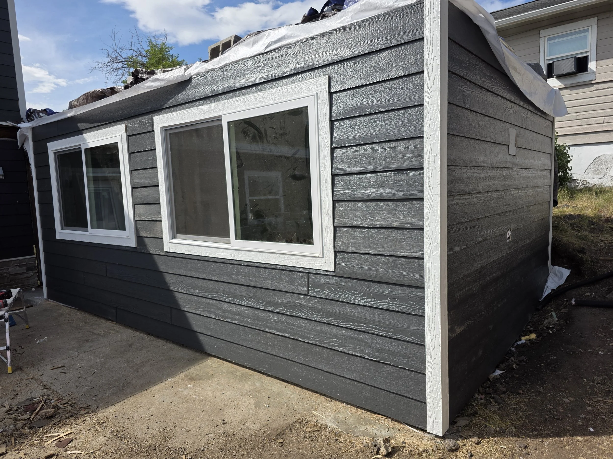 Addition on a Concrete House — Uptown Butte