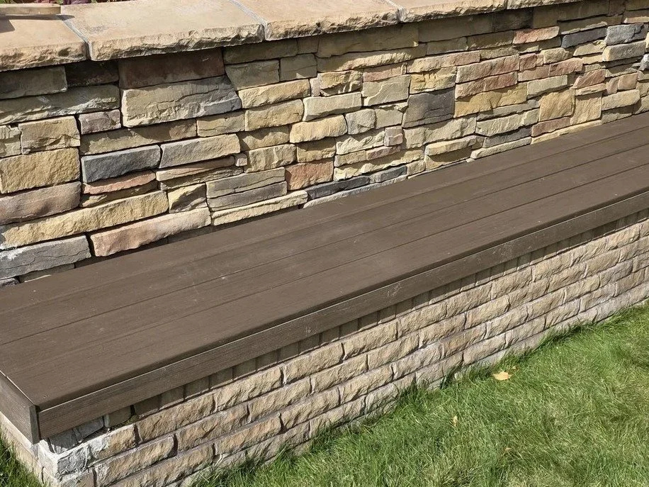 Composite Planter Bench Covers — Butte