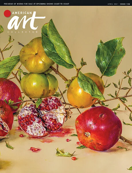 
American Art Collector Magazine, April 2021 Issue 
Article about the International Guild of Realism’s Spring Salon Online Exhibition.  My painting “Starling” is featured on page 68.