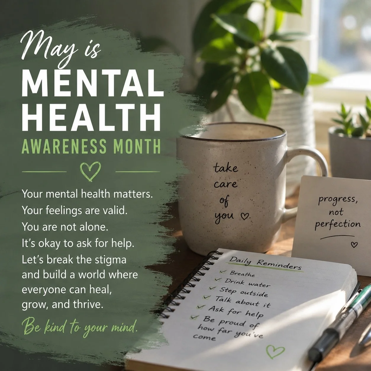 🧠 May Is Mental Health Awareness Month 💚

Mental health is health.
And taking care of ourselves emotionally and psychologically is just as important as treating physical illness or injury.

In healthcare, emergency services, and trauma environments