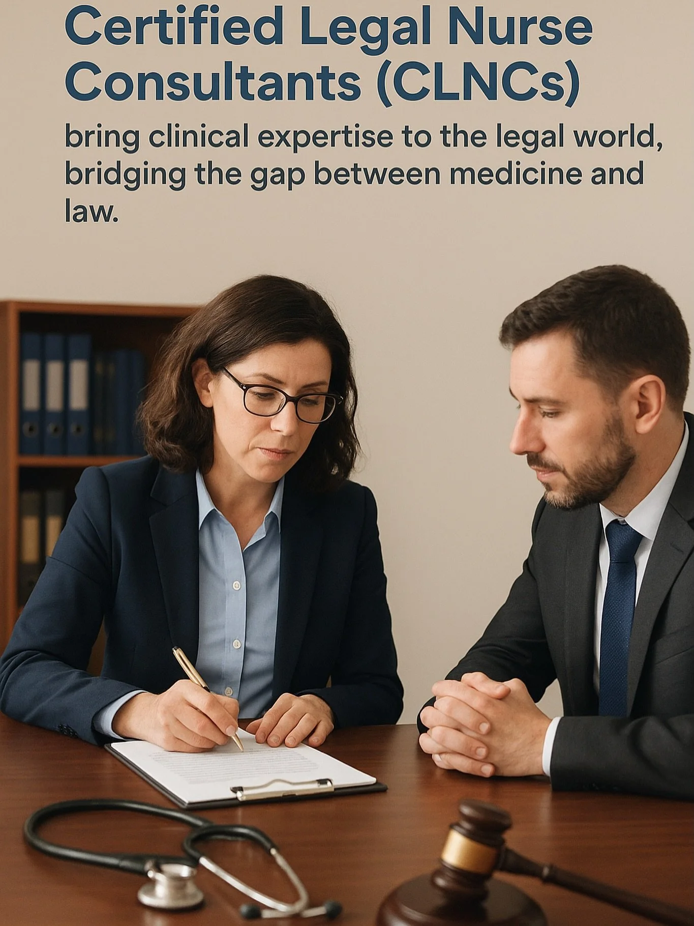 ⚖️ Certified Legal Nurse Consultants (CLNCs) bring clinical expertise to the legal world, bridging the gap between medicine and law. Here&rsquo;s how we add value to your case:

🩺 Case Merit Review &ndash; Analyze medical records to determine if a c