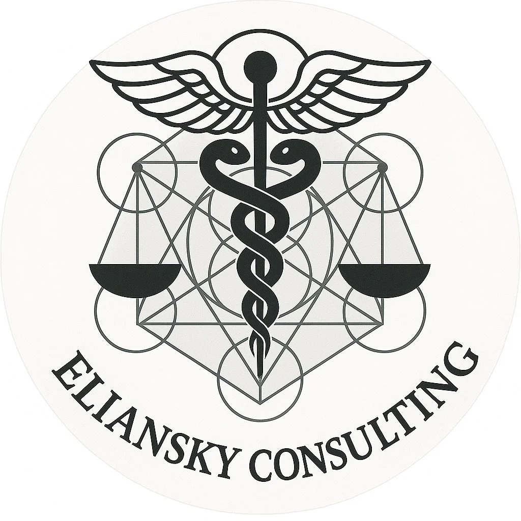 🔷 Our Logo, Our Mission 🔷
At Eliansky Consulting, our logo is more than just a visual &mdash; it&rsquo;s a statement of purpose and precision.

⚖️ The Scales of Justice represent our unwavering commitment to truth, fairness, and advocacy. They symb
