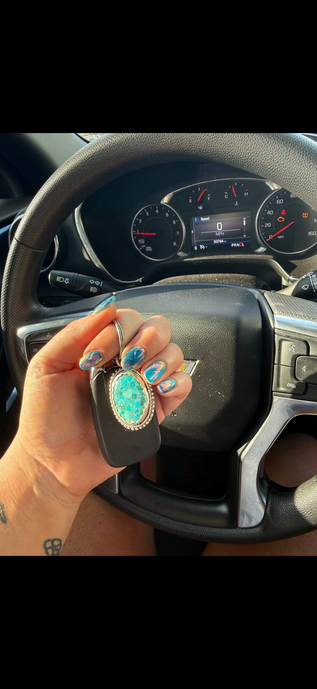 Turquoise keychain