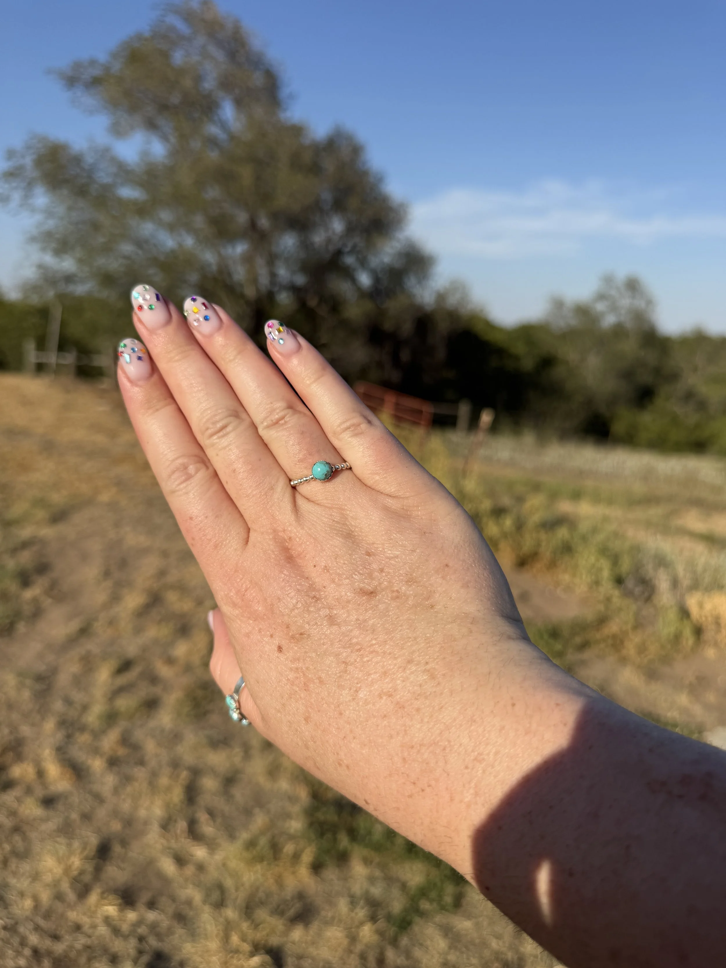Dainty stacker ring