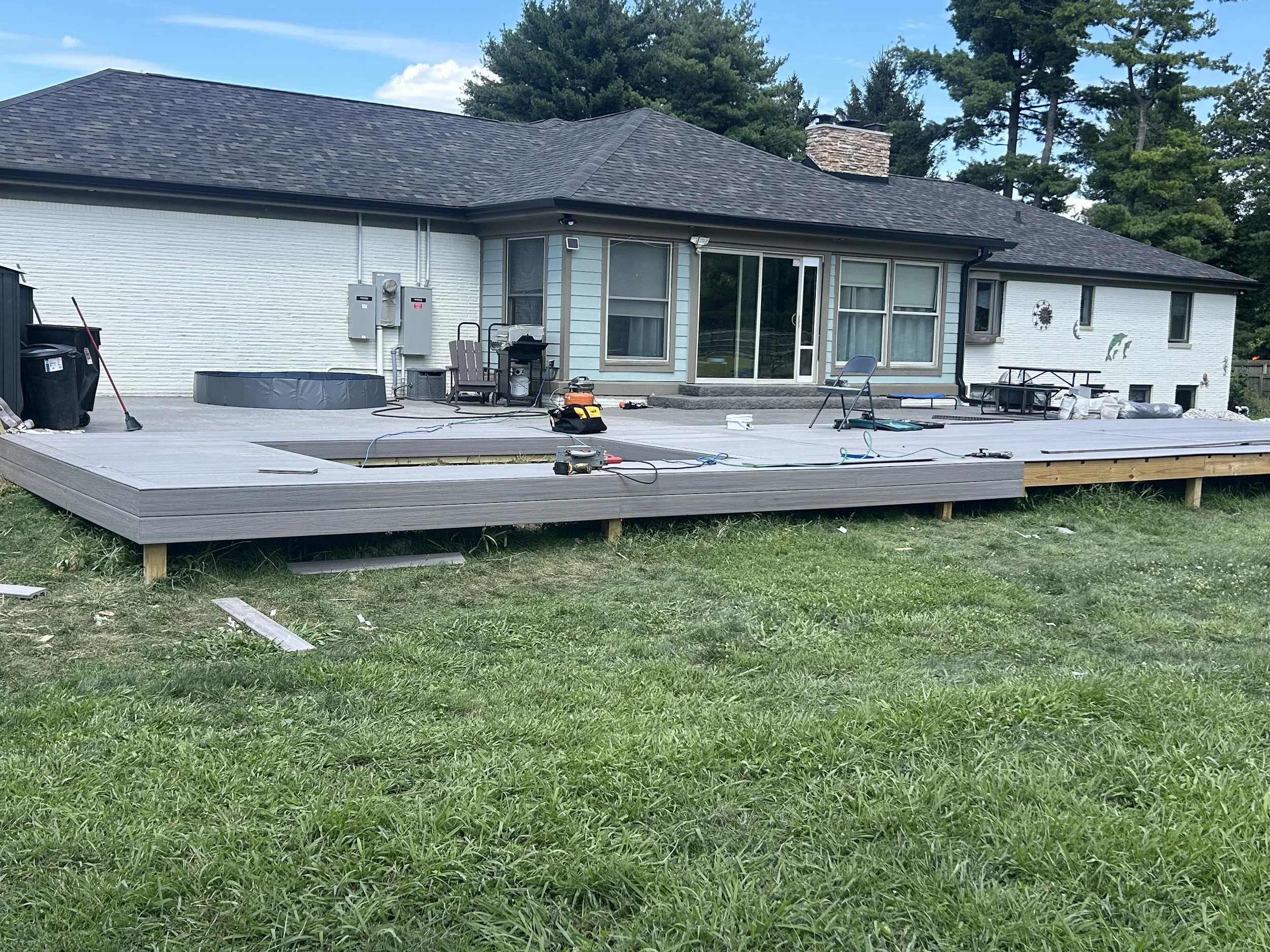 Wood deck construction and exterior remodeling 