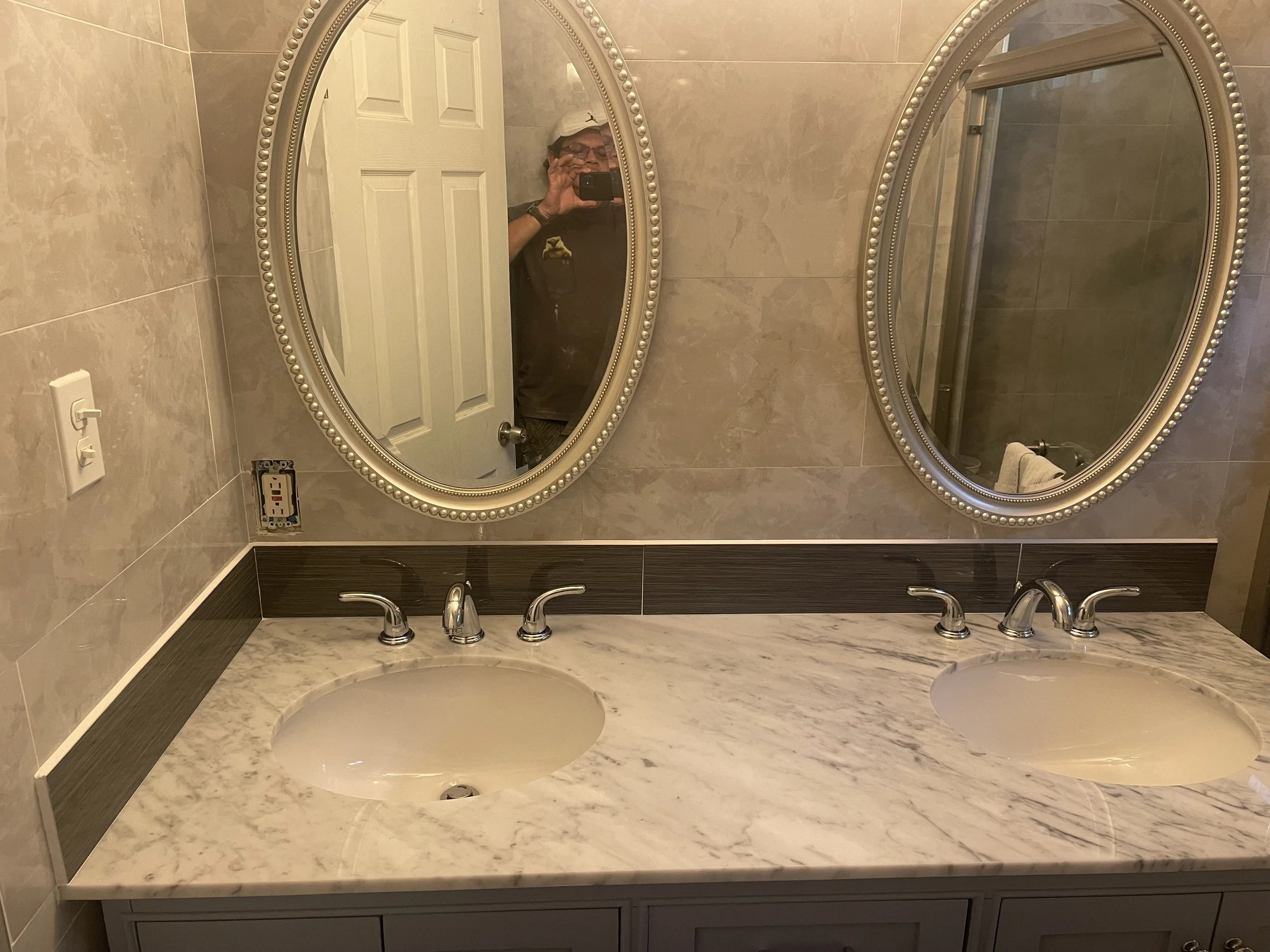 Bathroom vanity and countertop remodeling 
