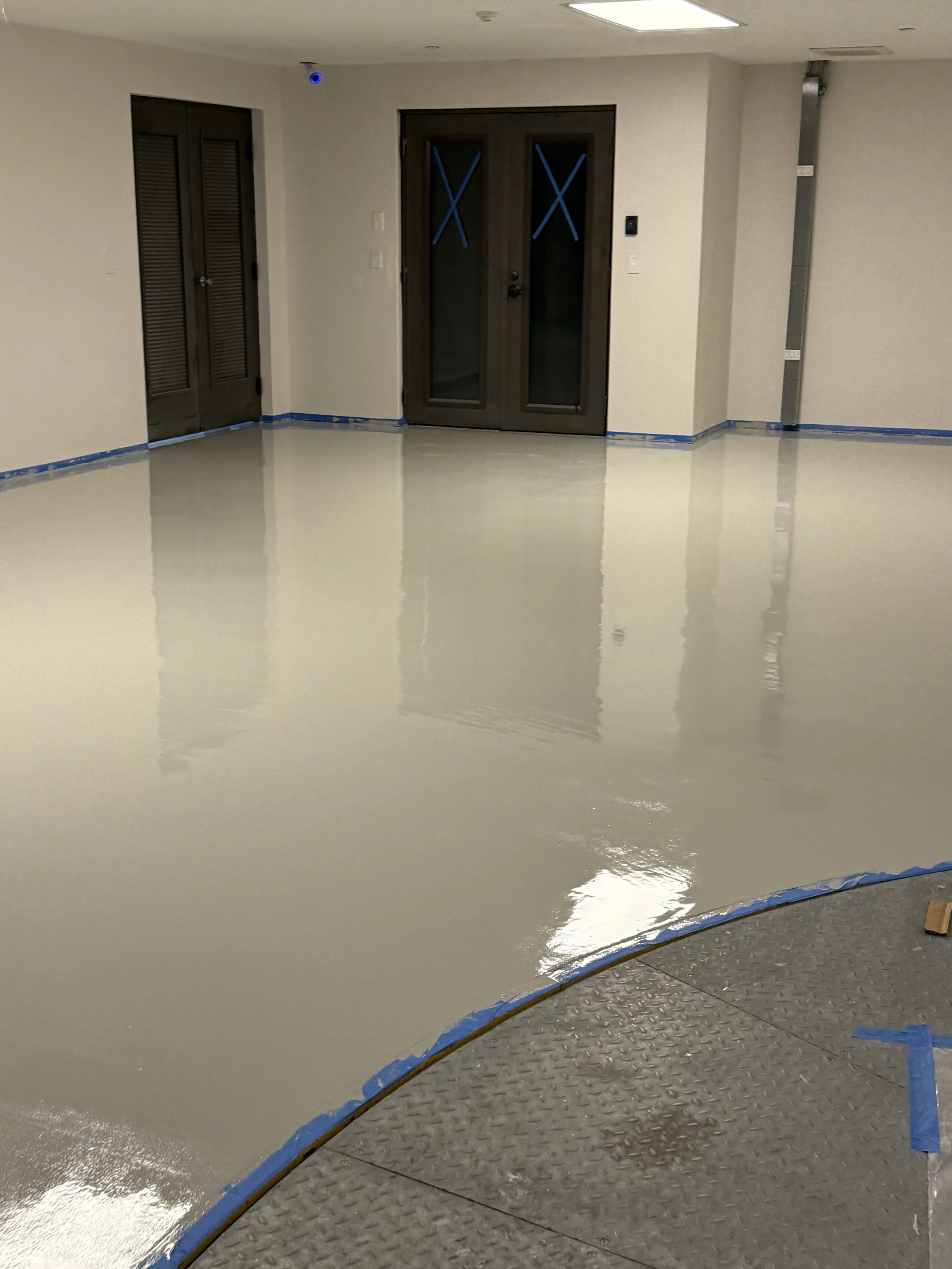 Interior flooring and finishing project 