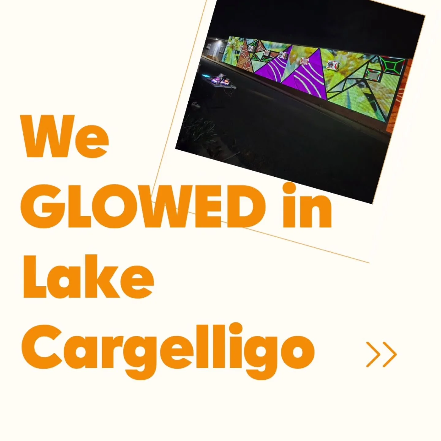 We put young people in the driver's seat to create. Working with artist Scott Baker @abre_ojos here's the Glow Up an extraordinary group of young creators gave Lake Cargelligo in June. #creatensw #lakecargelligo #projectionmapping #regionalarts