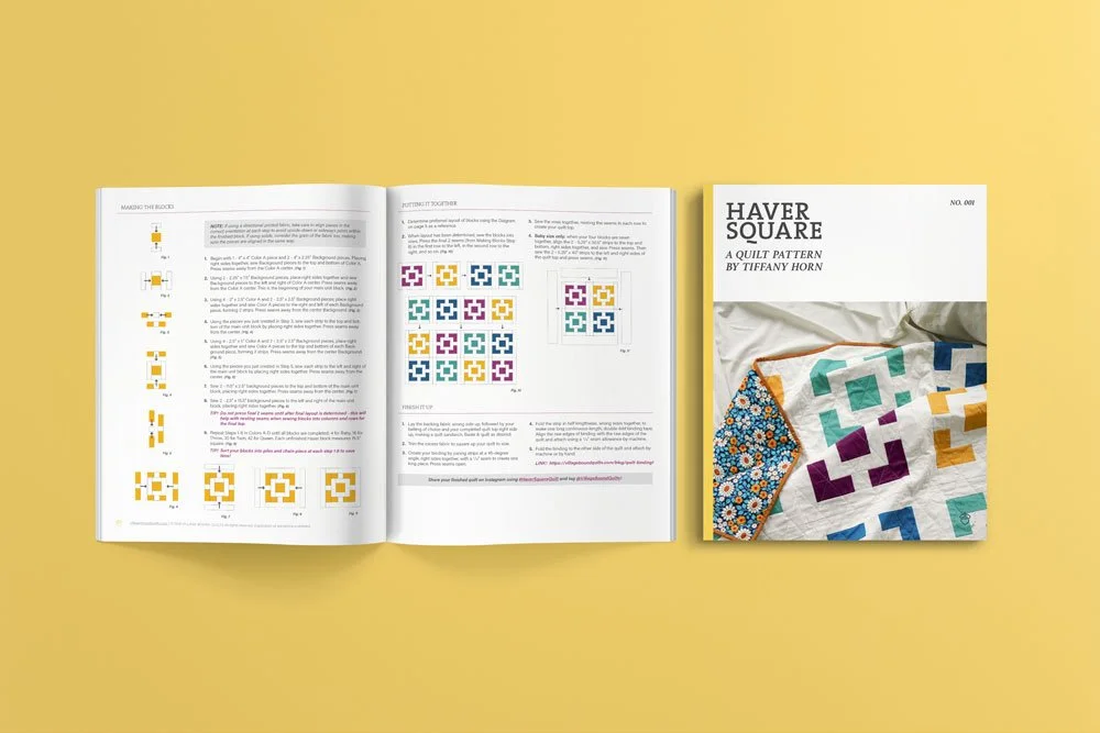 Design template materials were developed to be easily recreated for new pattern releases.